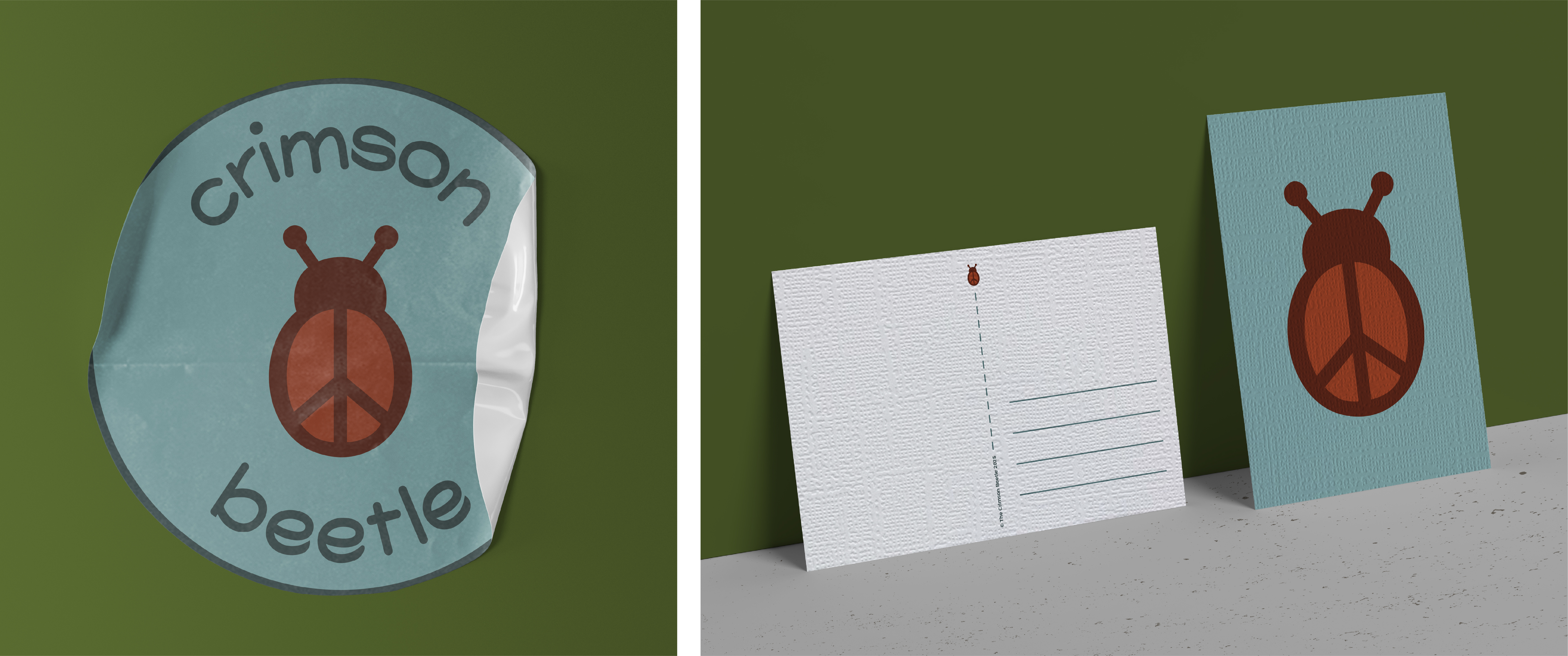 conch bag and coasters mockup