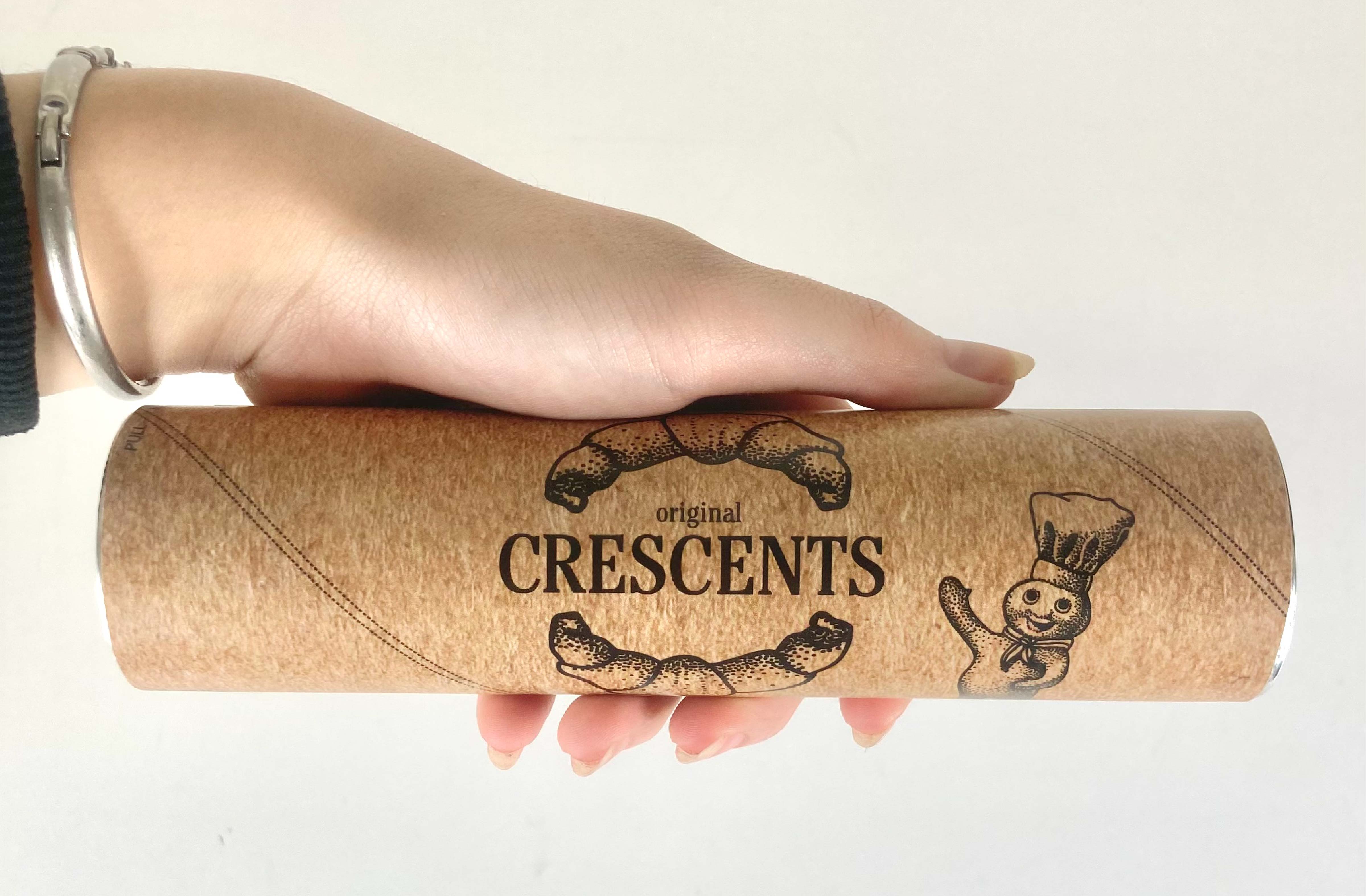 holding pillsbury roll