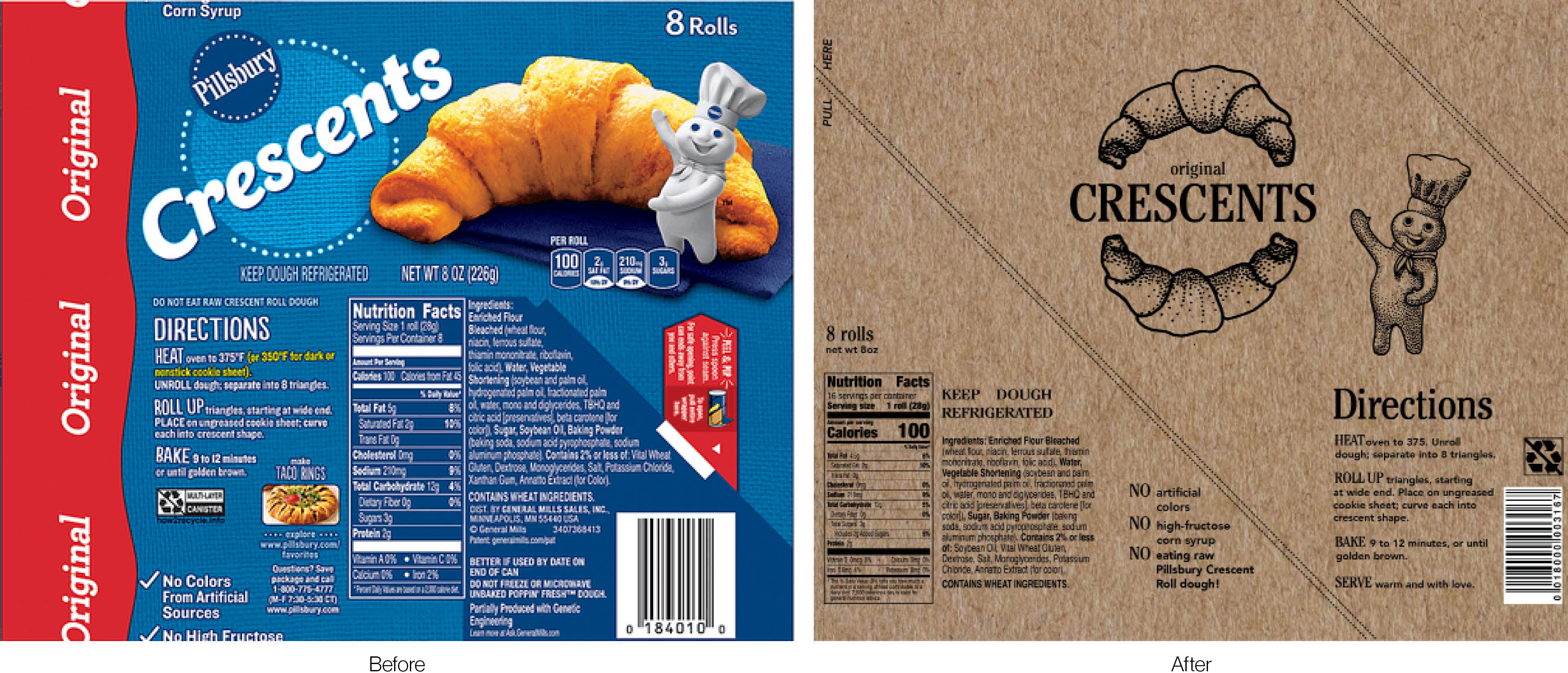 flat image of new label