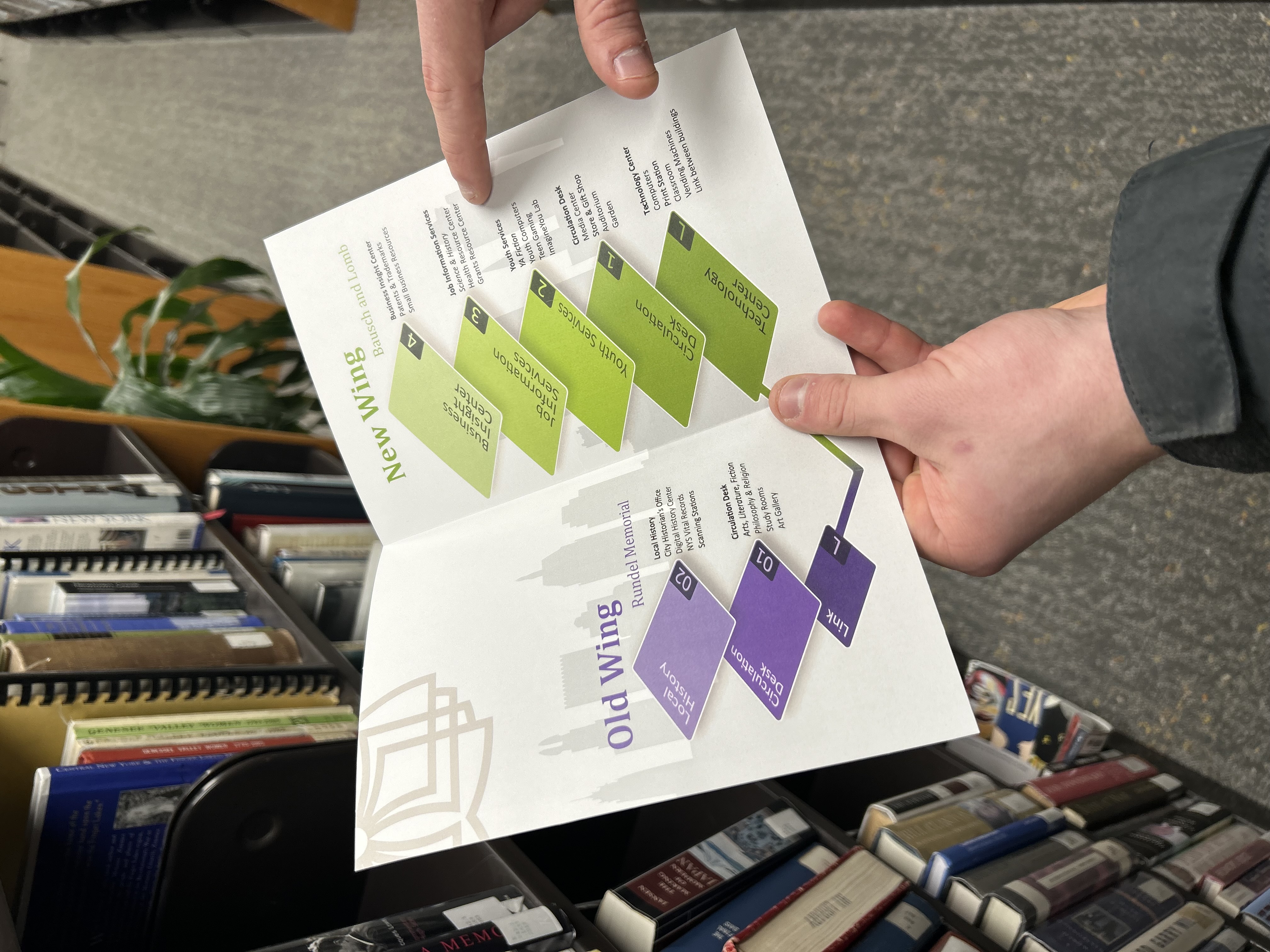 brochure closeup